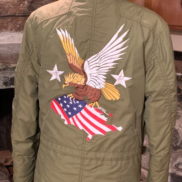 Ralph Lauren RLX olive green coat - Picture 7 of 15